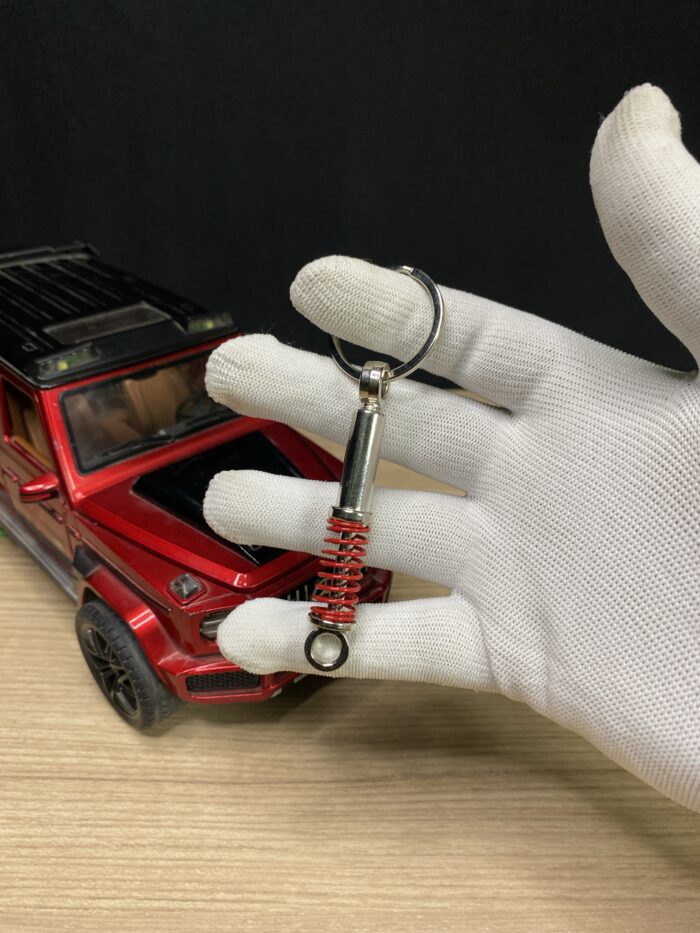 4 Keychain Combo | Gear Shifter | Disc Brake |  Turbo | Spinning Alloy Rims | Piston | Metal Shocker - Image 2