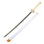 Demon Slayer Zenitsu Agatsuma Cosplay Replica Premium Life Size Wooden Katana [104 CM] || DEMON SLAYER - Image 3