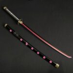 One Piece Rorono Zoro Black Shusui Cosplay Replica Premium Life Size Wooden Katana [104 CM] || ONE PIECE