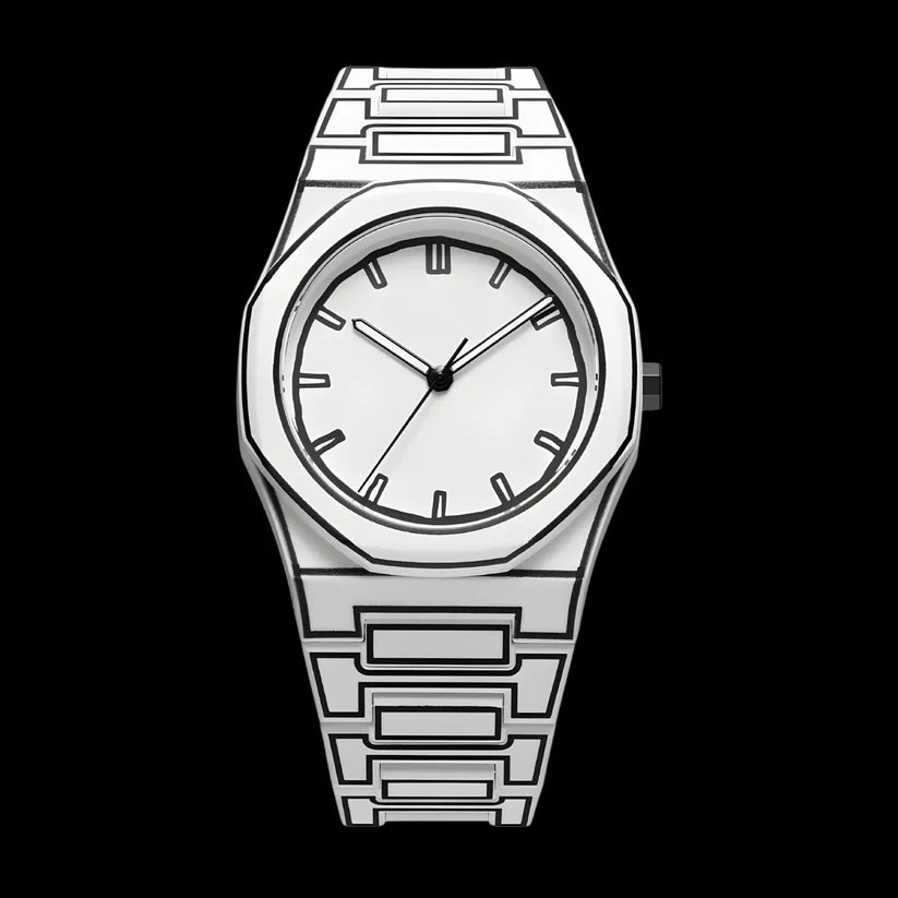 159.jpeg Manga Edition Sketch Watch (white) - Sketch Watch - Image 1