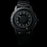 Magneto Metal Arabic Black Watch - Image 3