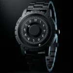 Magneto Metal Arabic Black Watch