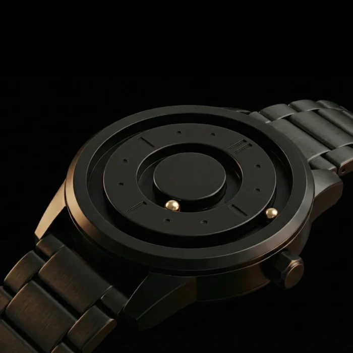 Magneto Metal Black Watch - Image 3