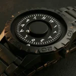 Magneto Metal Arabic Black Watch - Image 4