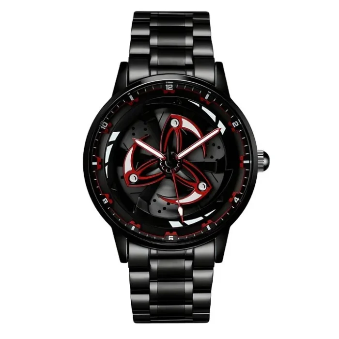 Obito/Kakashi Sharingan – Gyro Watch (Red) - Image 4