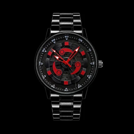Sasuke Rinnegan Sharingan Watch – Gyro Red Edition