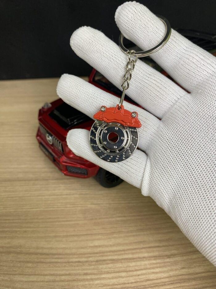 4 Keychain Combo | Gear Shifter | Disc Brake |  Turbo | Spinning Alloy Rims | Piston | Metal Shocker - Image 7
